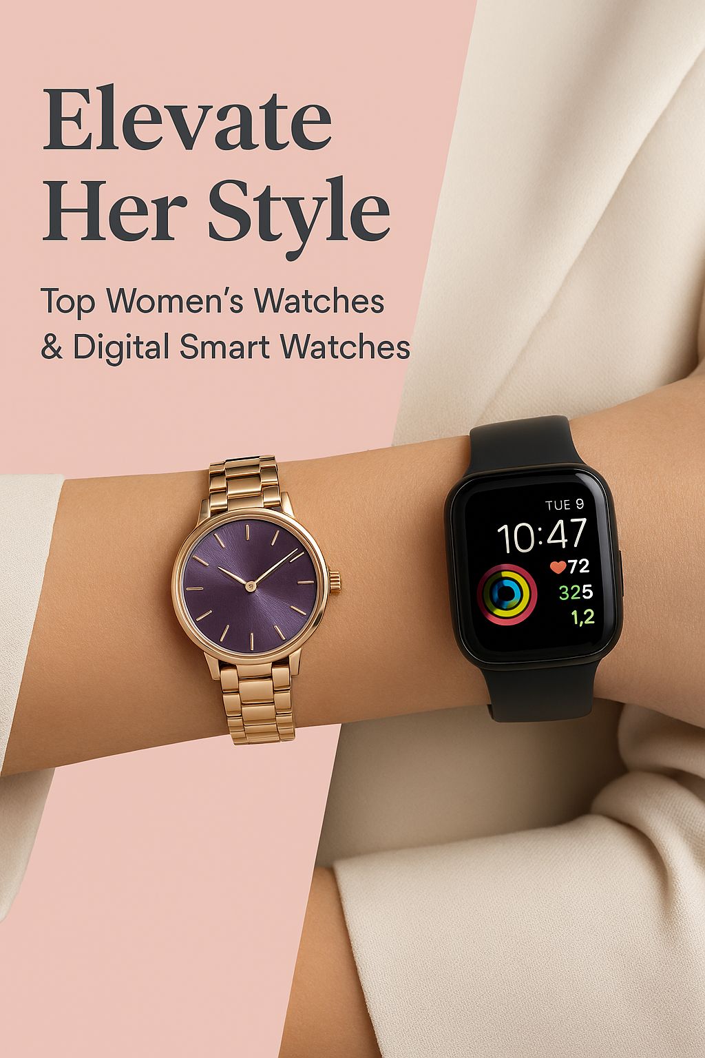 Elevate Her Style: Top Women's Watches & Digital Smart Watches
