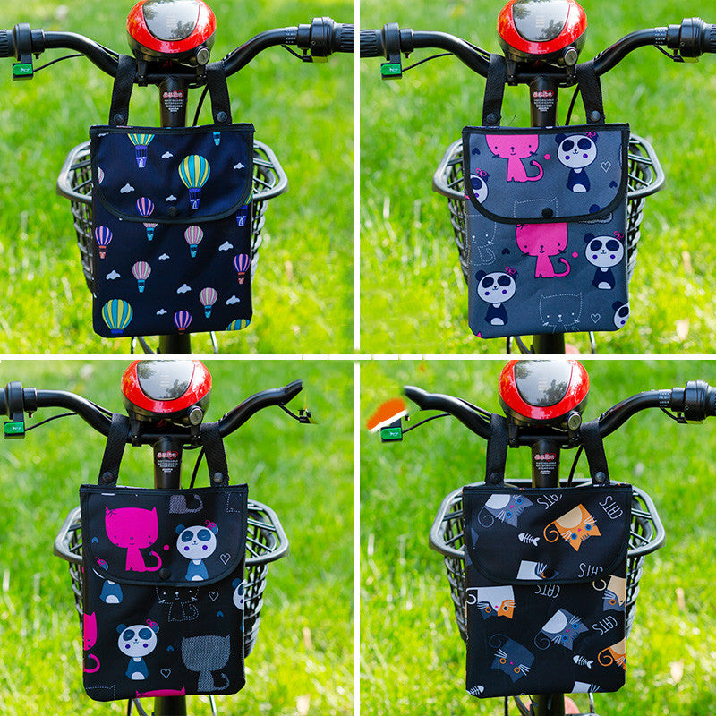 Scooter Storage Bag Handle Bag Front Waterproof Mobile Phone Bag Bicycle Storage Storage Bag - Fashioinista