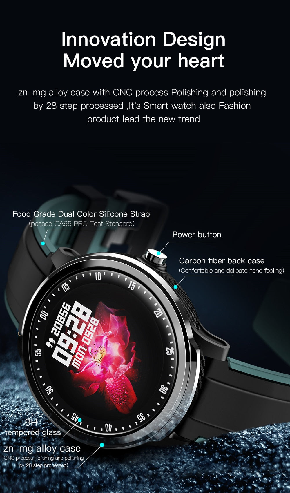 waterproof digital watch