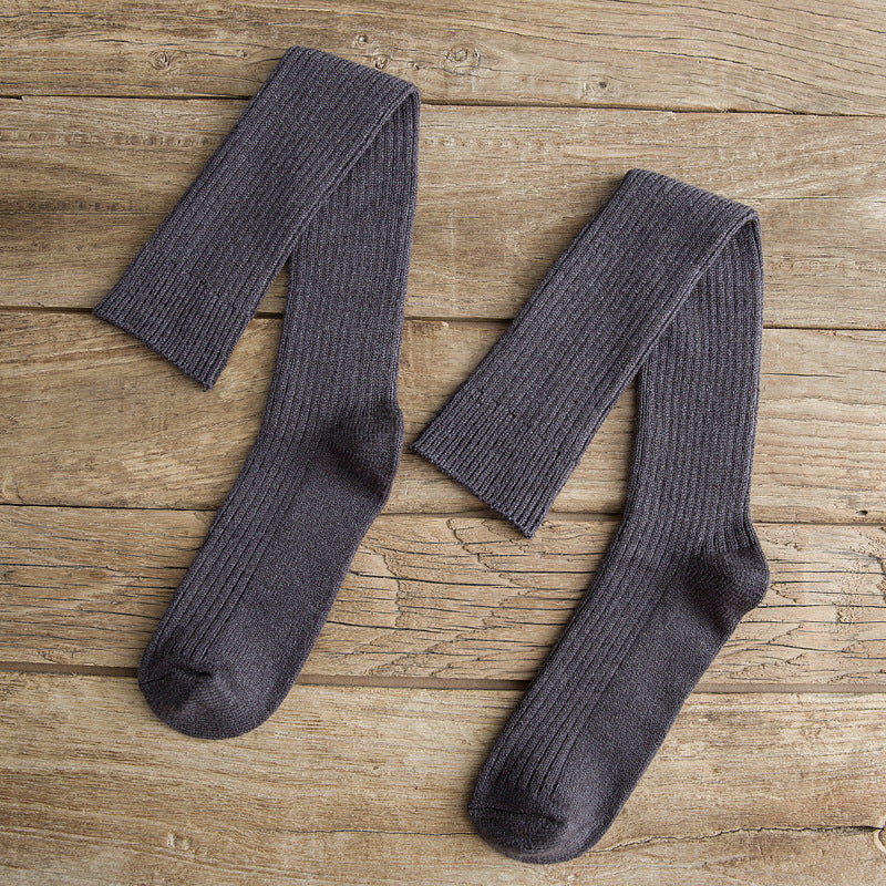 Ladies winter wool warm long socks