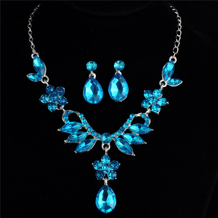 Alloy Diamond Bridal Set