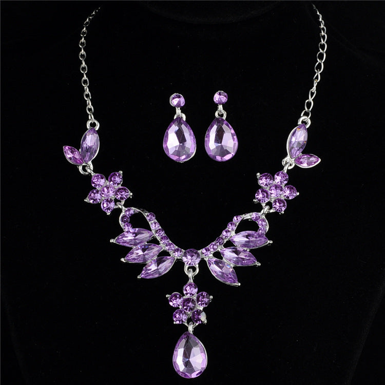 Alloy Diamond Bridal Set