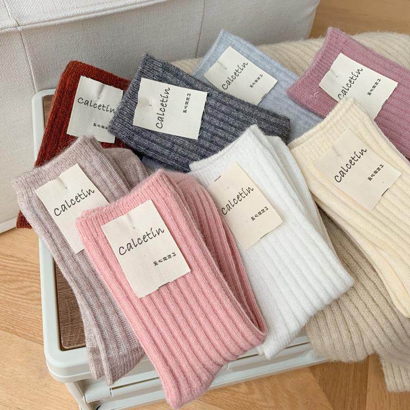 Autumn And Winter New Wool Cashmere Socks Children