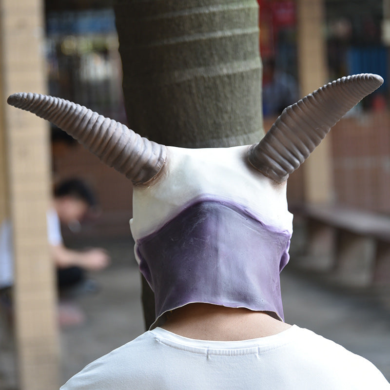 Goat Latex Mask Masquerade Party Headgear
