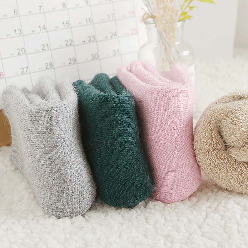 Super thick warm rabbit wool socks