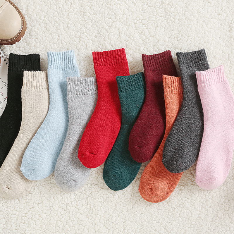 Super thick warm rabbit wool socks