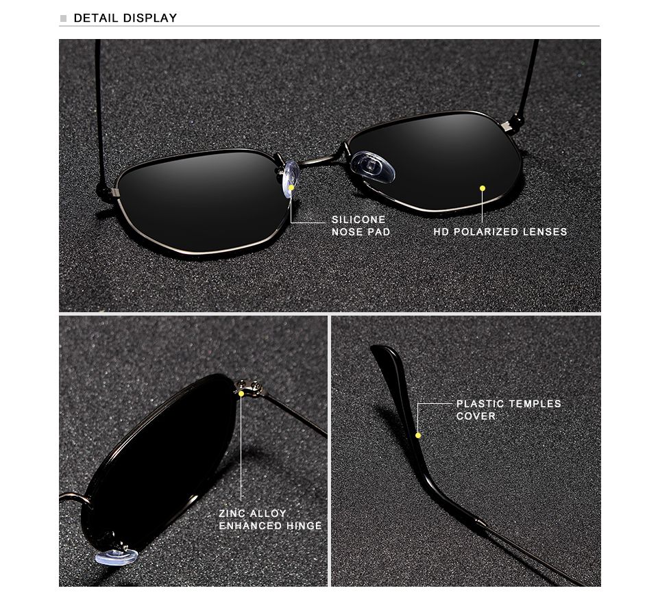 Elegant round sunglasses for men – timeless look