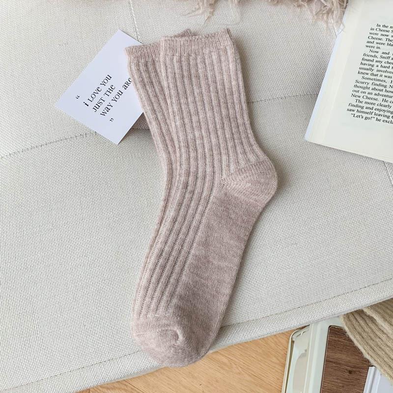 Autumn And Winter New Wool Cashmere Socks Children