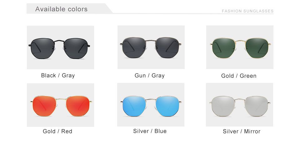Classic men’s eyewear – multiple color options