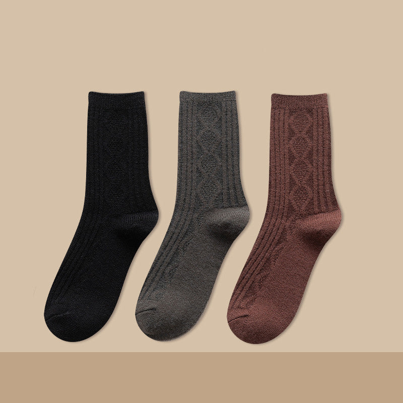 Thickened Cashmere Long Socks For Women Warm Pile