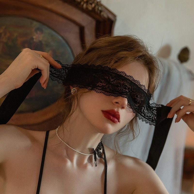 Women's Accessory Lace Eye Mask And Veil