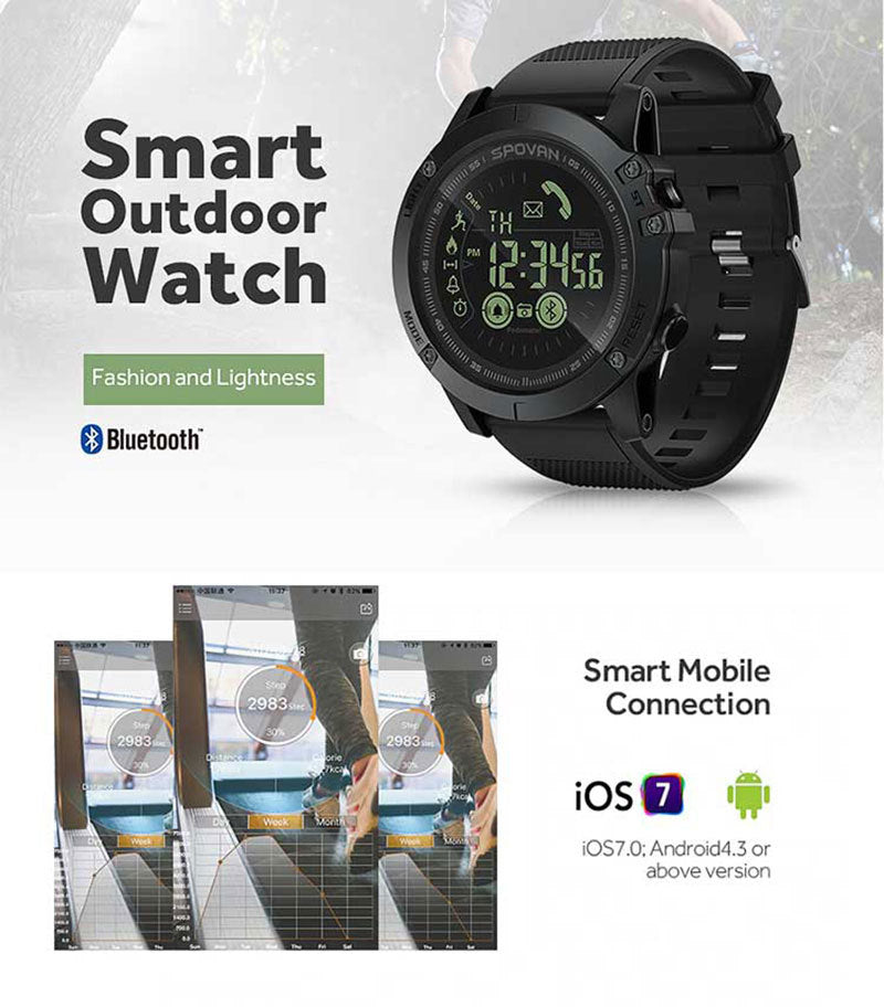 step tracking smart watch
