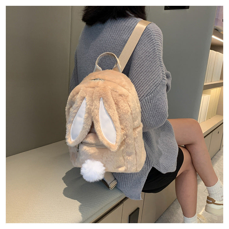 Women's Cute Rabbit Ears Bags Fashion Mini Backpack Kids - Fashioinista