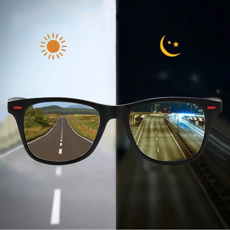 Night driving glasses with polarized polycarbonate lenses - view 1