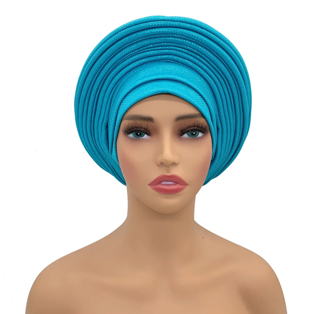 Ready made African gele headtie turban - view 9