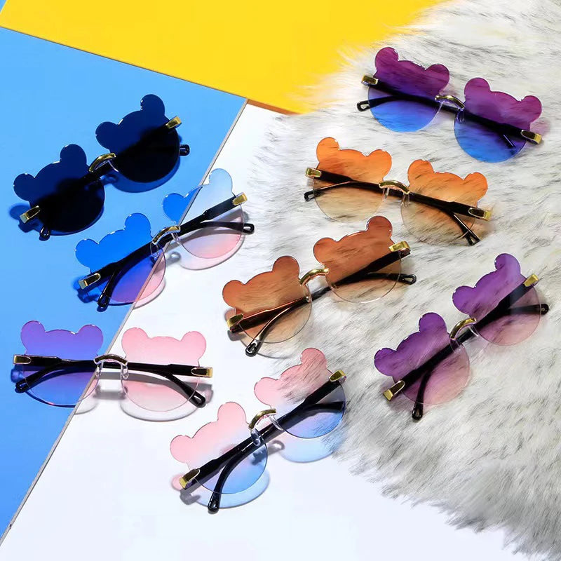 Kids bear shape rimless sunglasses - view 4