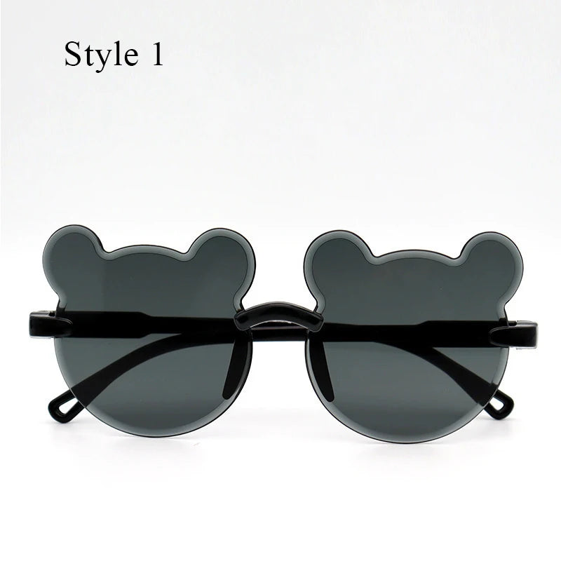 Kids bear shape rimless sunglasses - view 18