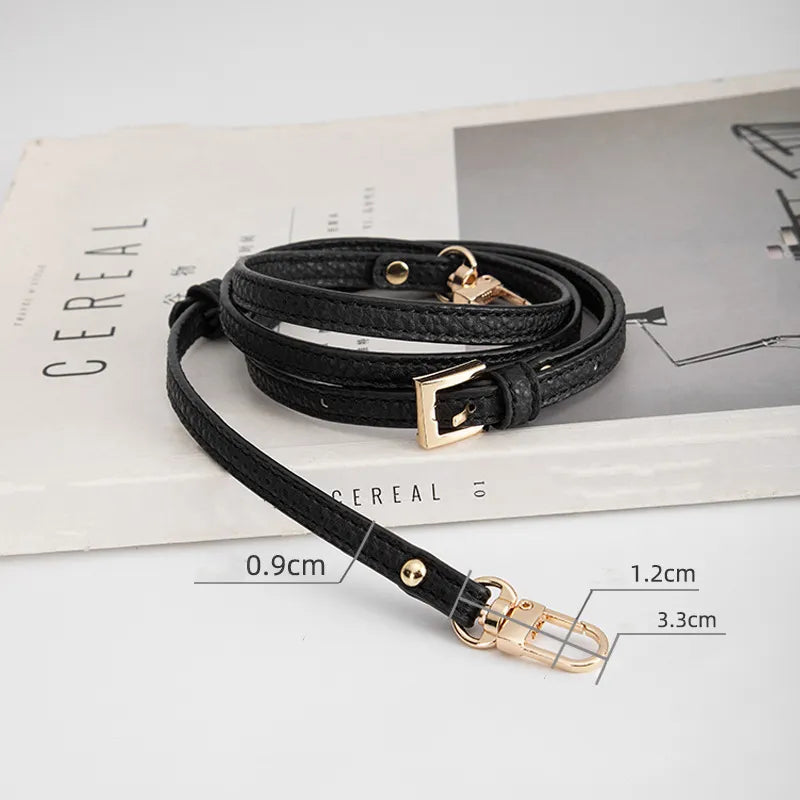 Punch free leather bag conversion strap set for a mini handbag - view 18