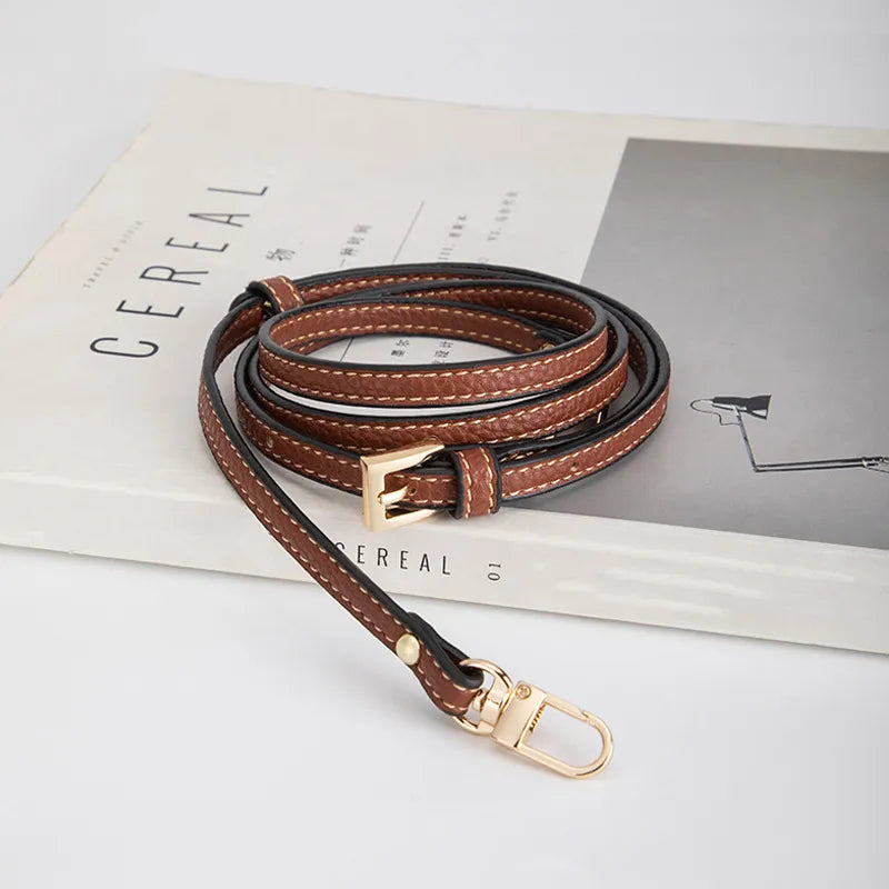 Punch free leather bag conversion strap set for a mini handbag - view 20