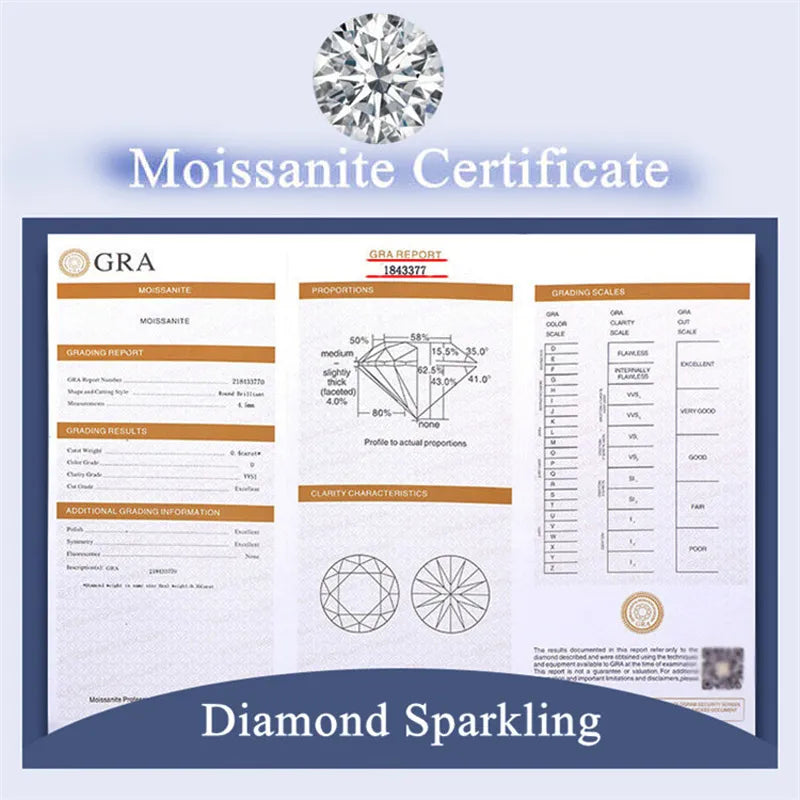 Women's 18K white gold moissanite solitaire ring - view 6