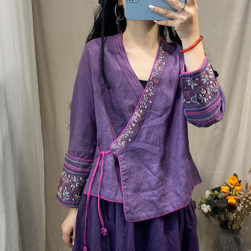 Elevate Style with Vintage Women's Cheongsam Top - Fashioinista