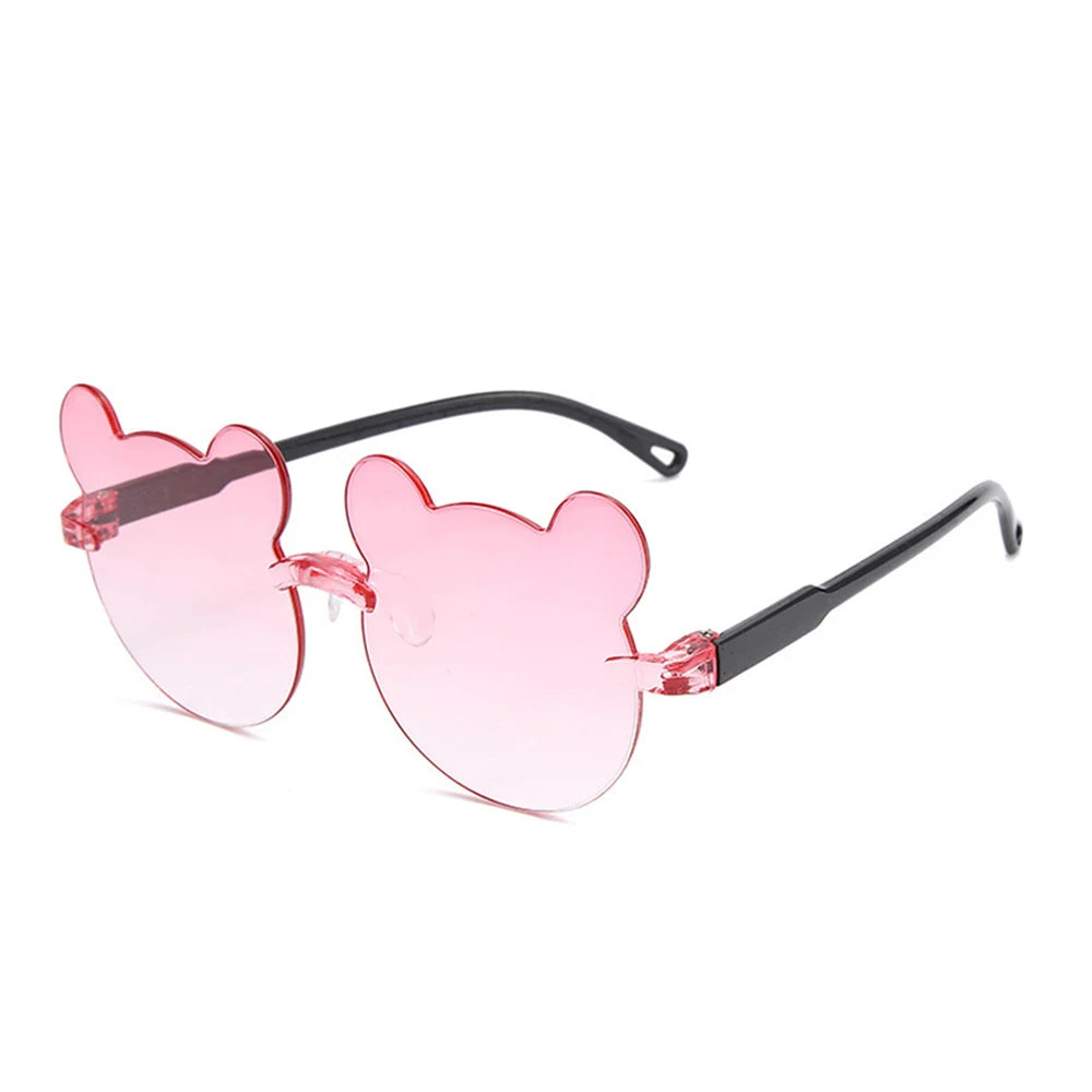 Kids bear shape rimless sunglasses - view 11