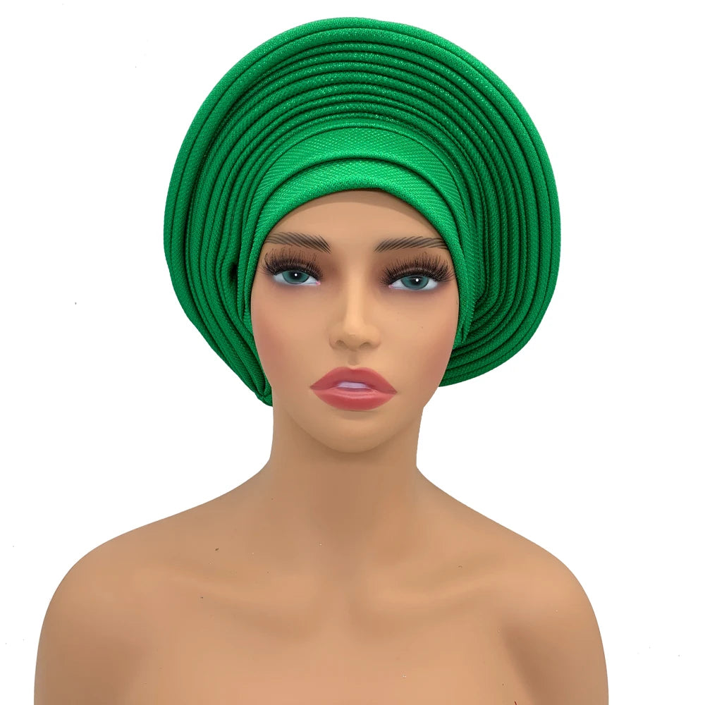 Ready made African gele headtie turban - view 10