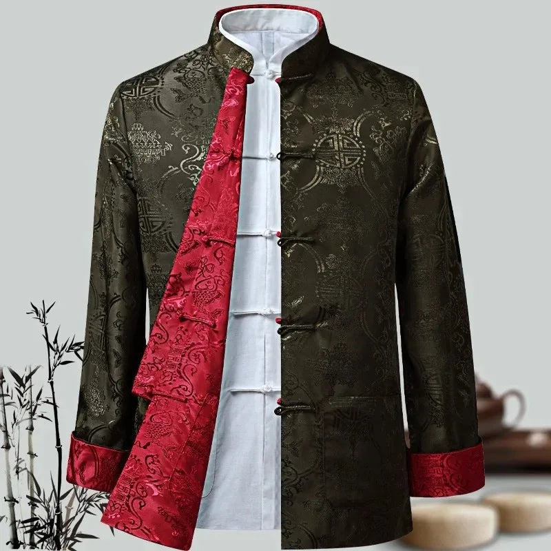 Chinese Dragon Tang Suit - tang suit jacket - view 4