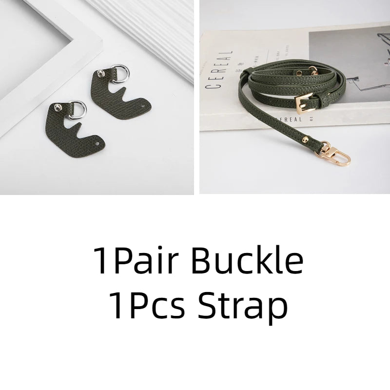 Punch free leather bag conversion strap set for a mini handbag - view 24