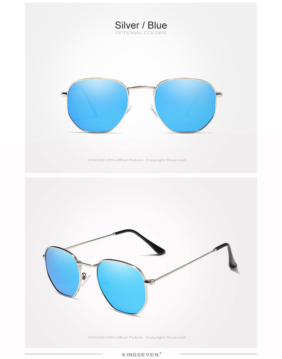 Silver Blue men’s sunglasses – vintage style