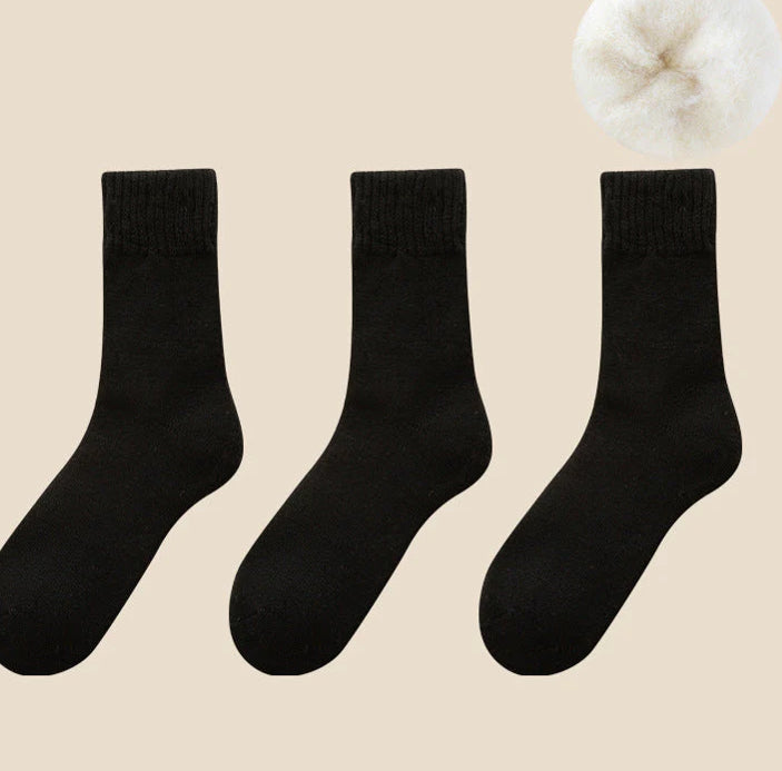 Men's Winter Fleece-lined Thick Warm Cashmere Socks