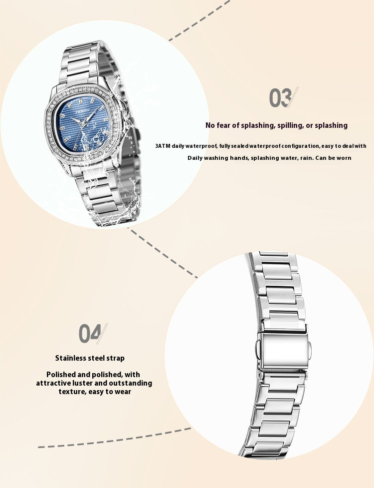 durable ladies quartz watch