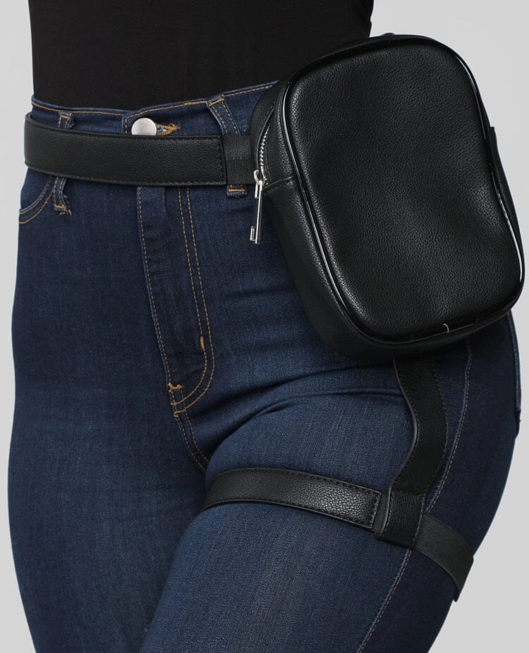 Stylish Waist Leg Belt Motorcycle Bags & Panniers Fashionjosie Black China