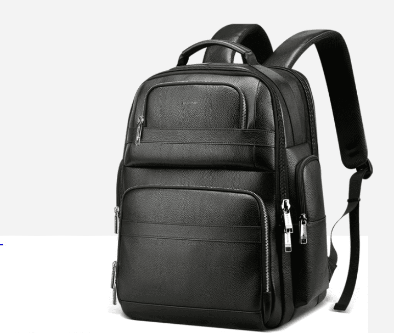 Top layer leather backpack - Fashioinista