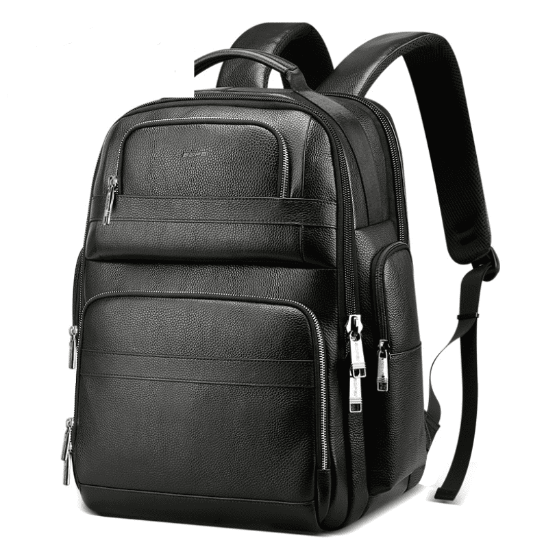 Top layer leather backpack - Fashioinista