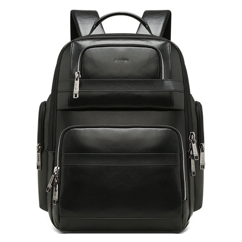 Top layer leather backpack - Fashioinista