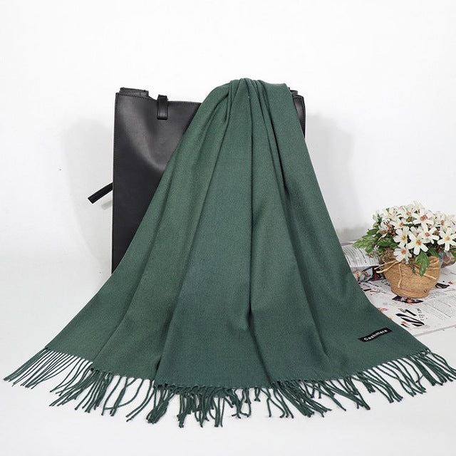 Winter Cashmere Women Scarf Female Luxury Brand Scarves Lady - Fashioinista