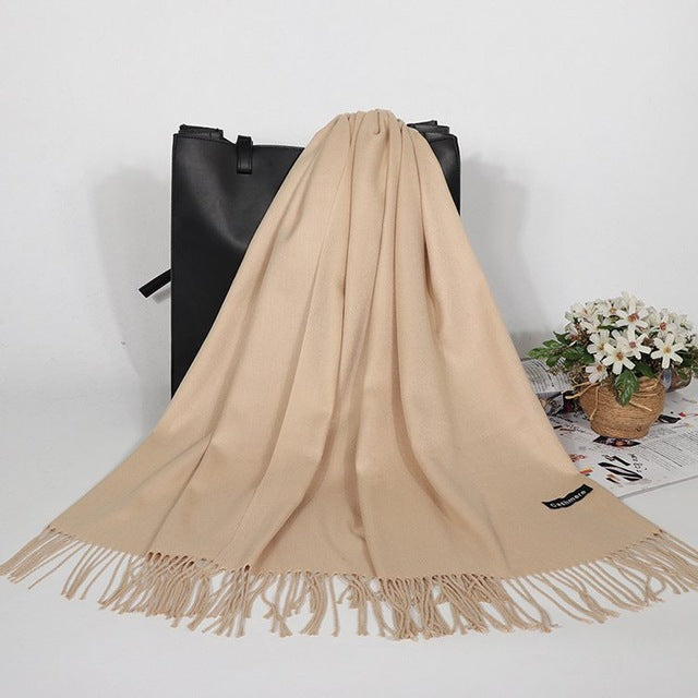 Winter Cashmere Women Scarf Female Luxury Brand Scarves Lady - Fashioinista