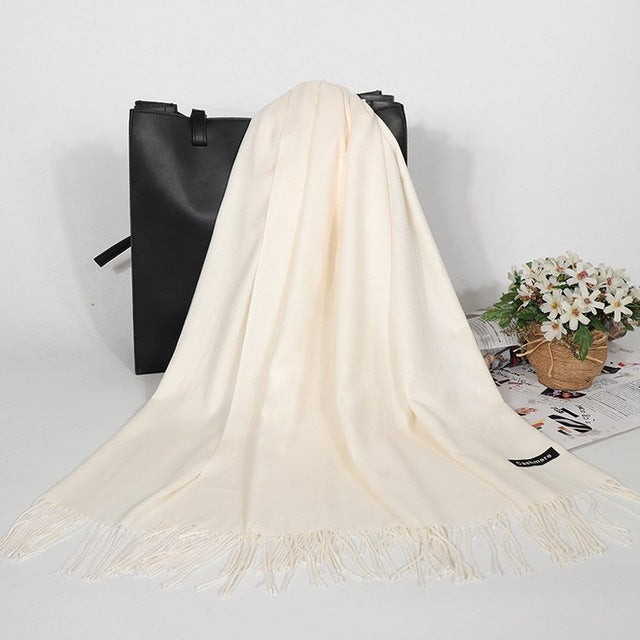 Winter Cashmere Women Scarf Female Luxury Brand Scarves Lady - Fashioinista