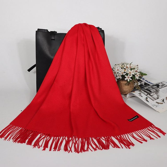 Winter Cashmere Women Scarf Female Luxury Brand Scarves Lady - Fashioinista