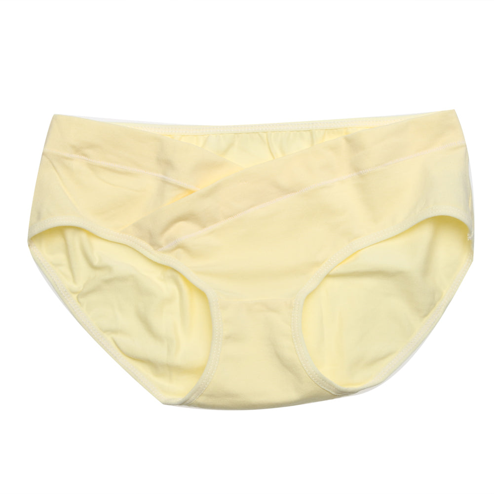 Soft Cotton Belly Support Panties for Pregnant Women Maternity Underwear Breathable V-Shaped Low Waist Panty - Fashioinista