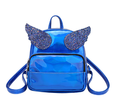 Fashion Cute Laser Sequins Backpacks with Sequins Angle Wings - Fashioinista