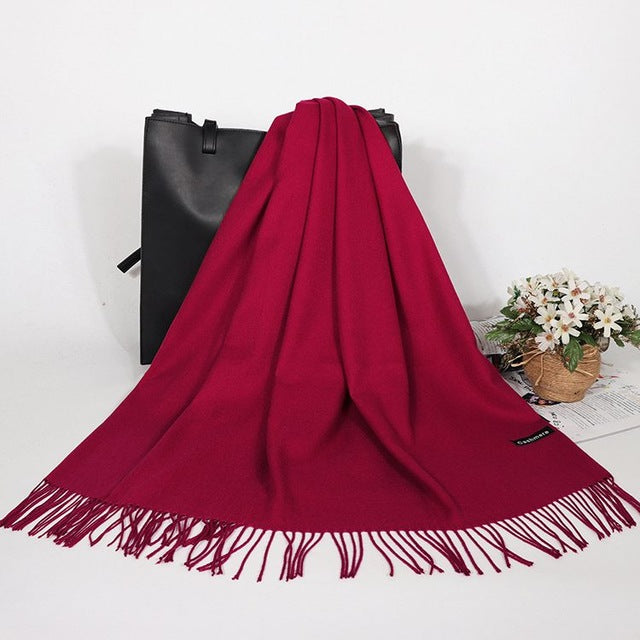 Winter Cashmere Women Scarf Female Luxury Brand Scarves Lady - Fashioinista