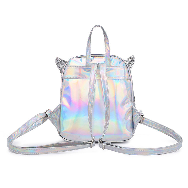 Fashion Cute Laser Sequins Backpacks with Sequins Angle Wings - Fashioinista