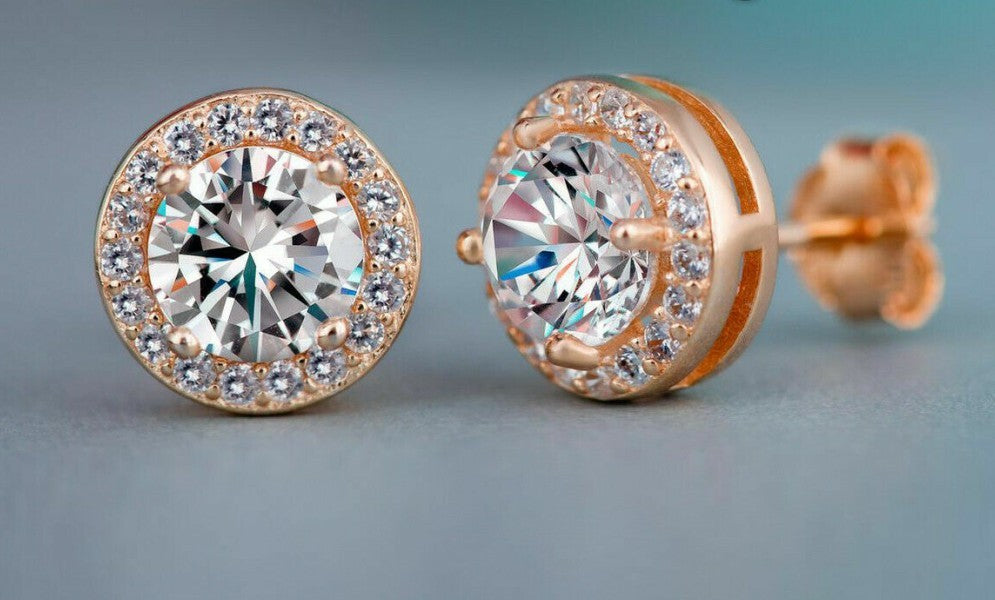 Personalized Earrings Creative Crystal Zircon Earrings For Women