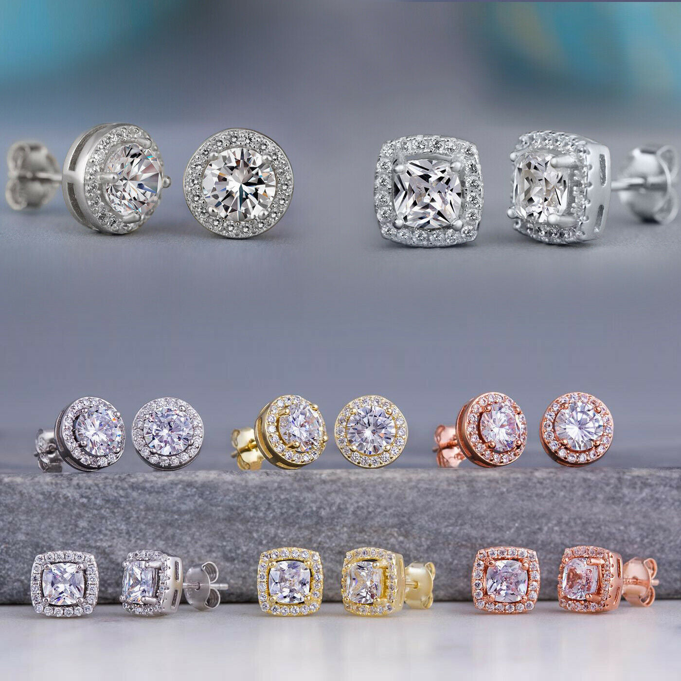 Personalized Earrings Creative Crystal Zircon Earrings For Women
