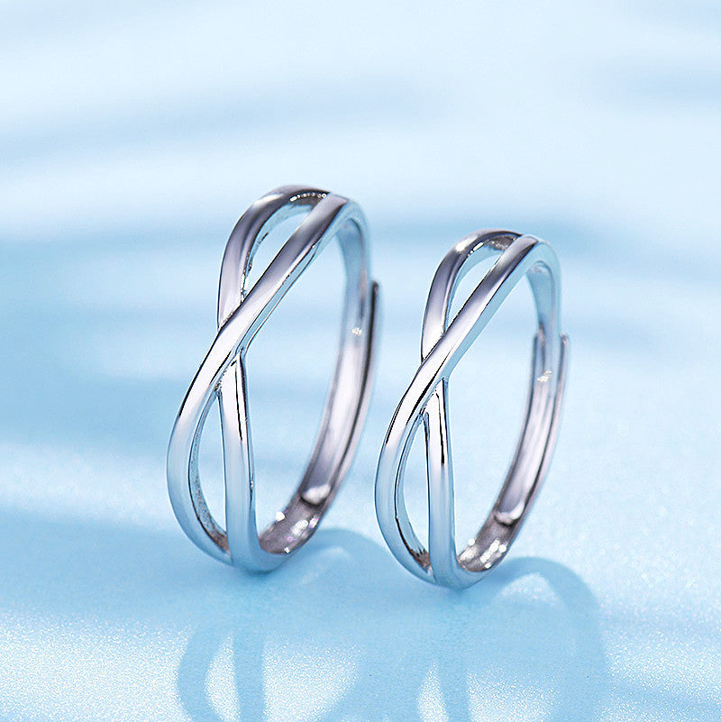 S925 Silver Couple Ring, Couple Rings For Men And Women, Students Give Gifts To Their Girlfriends