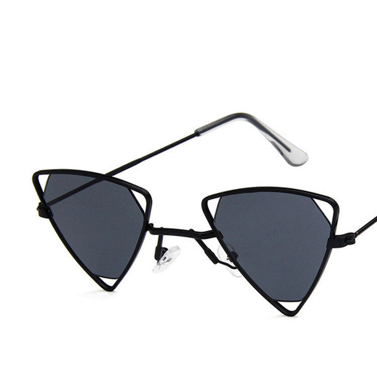 Alloy Triangle Punk Sunglasses ,Eyewear Candy Colors Gradient Vintage Gothic