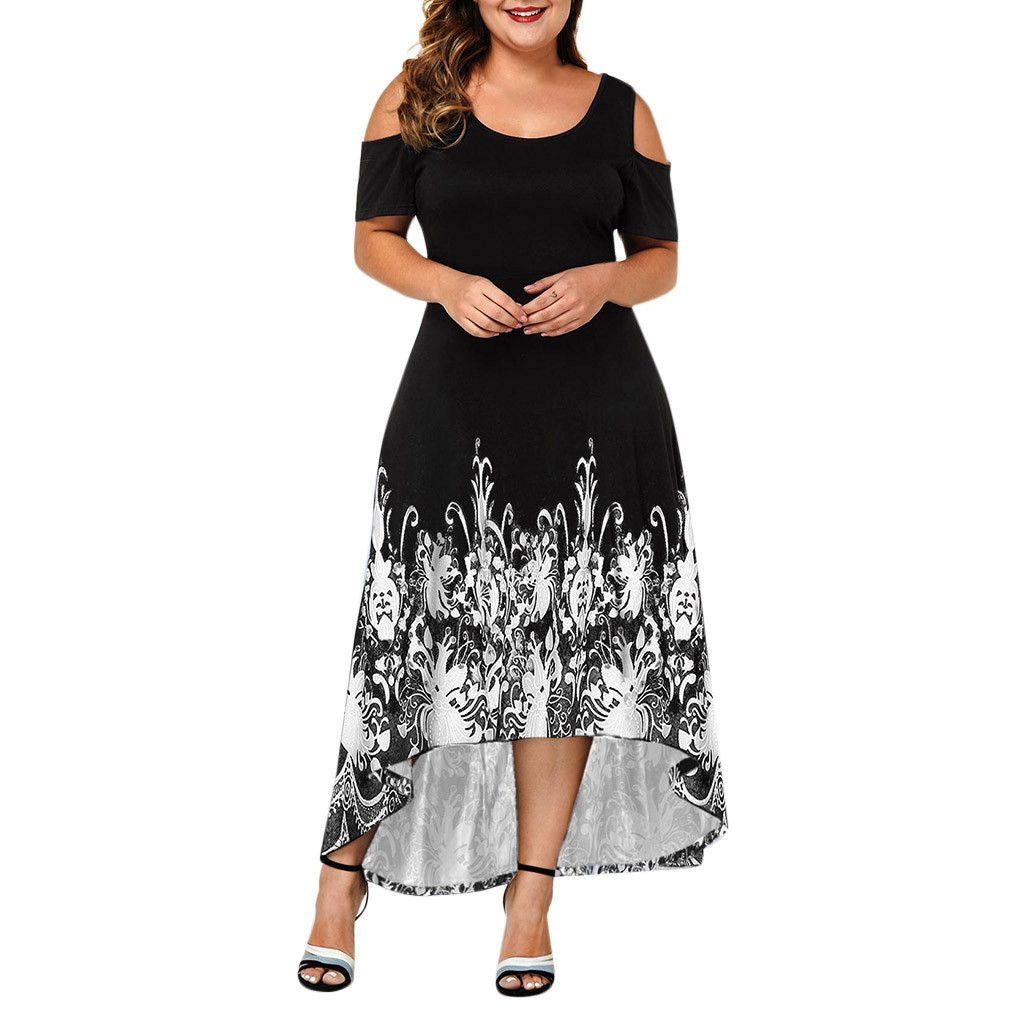 Evening Party Summer Plus Size Maxi Dress Women XL Short - Fashioinista