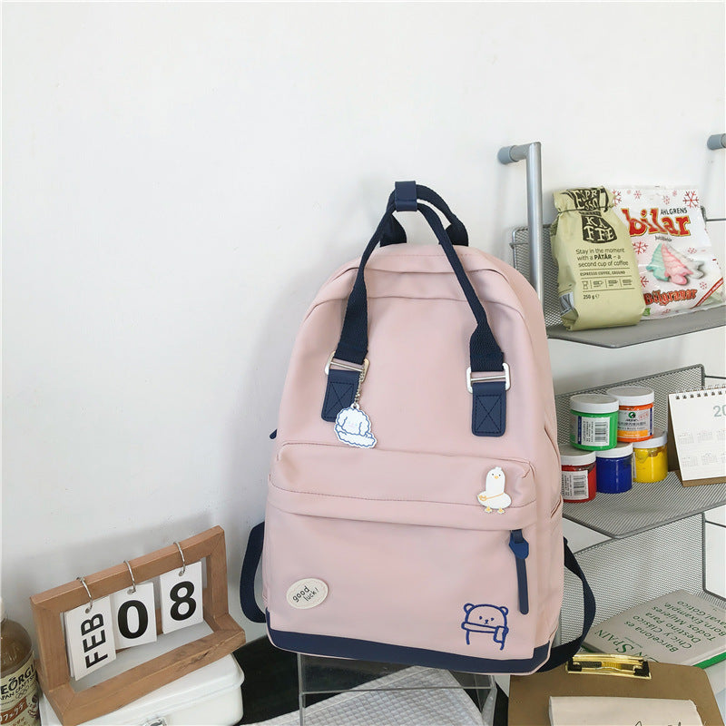 New Summer Harajuku Backpack Nylon Women Backpacks Fashion Simple Anti Theft School Bags - Fashioinista